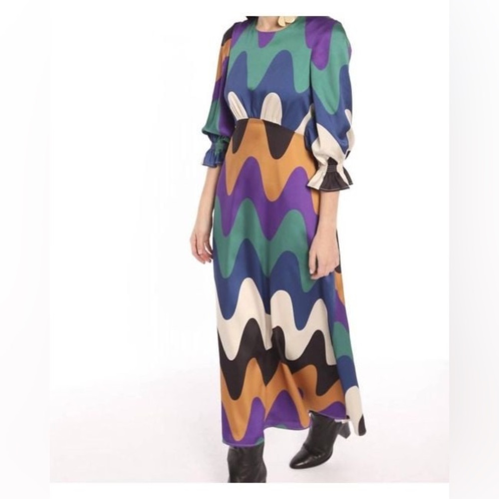 Vilagallo Kara Dress in Giglio in White | Size 44